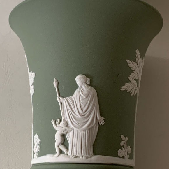 vintage wedgewood blue jasperware Plates England - Picture 11 of 15